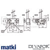 Matki EX917 I Elixir Linear Exposed Dual Outlet Shower Mixer Dimensions